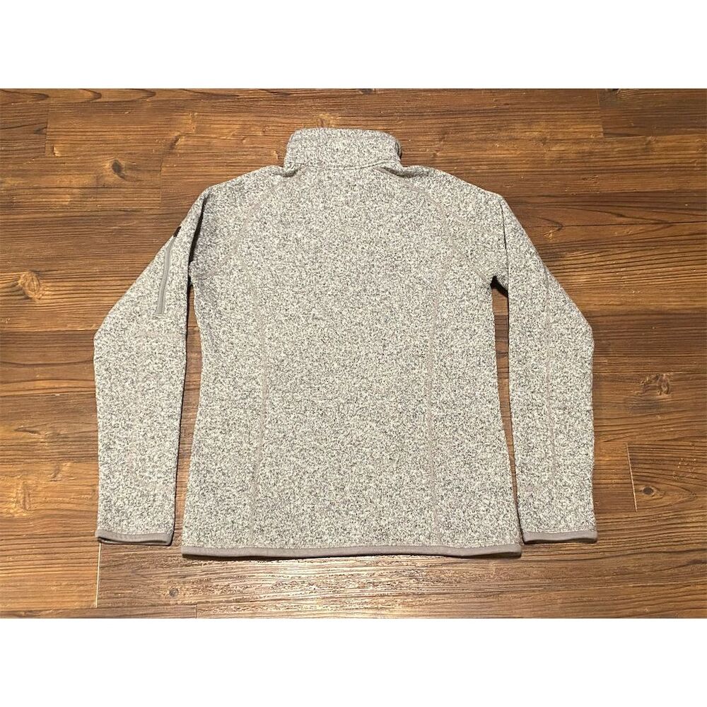 Patagonia Women's Gray Better Sweater 1/4 Zip Fleece Jacket Size S 25617 - Picture 9 of 9